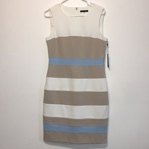 Women's tank color block shift dress.  Size 10